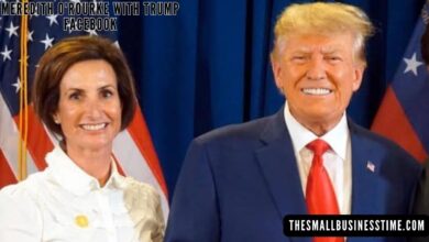 Meredith O'Rourke with Trump Facebook