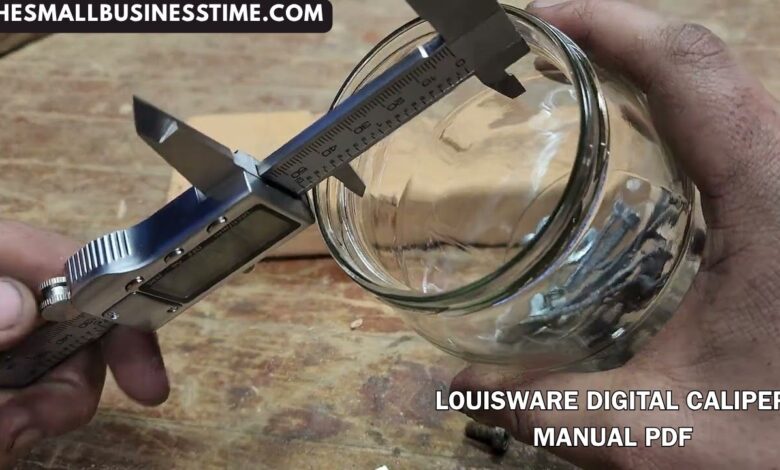 Louisware Digital Caliper Manual PDF