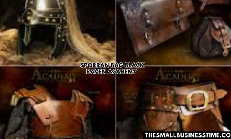 Sporran Bag Black Raven Academy