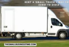 Rent a Small Truck 1 Way from 22801 to 21014