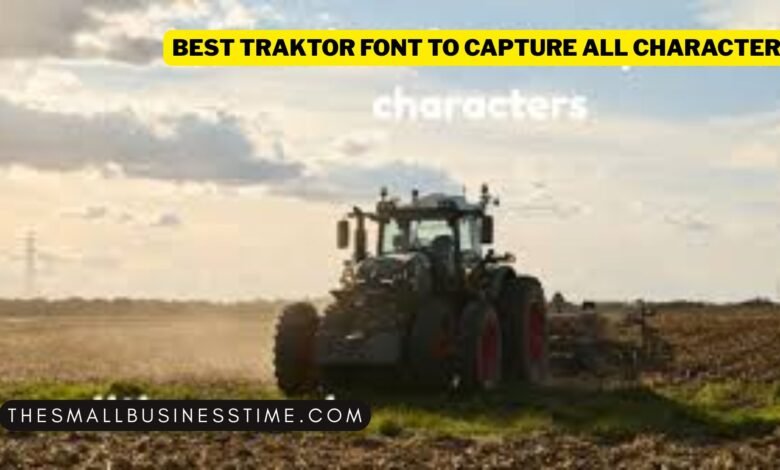 Best Traktor Font to Capture All Characters