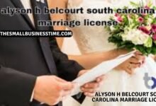 Alyson H Belcourt South Carolina Marriage License