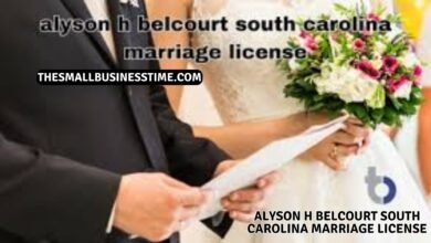 Alyson H Belcourt South Carolina Marriage License