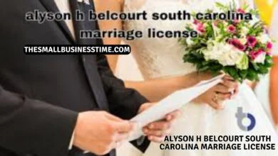 Alyson H Belcourt South Carolina Marriage License