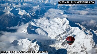 Hot Air Balloons Over Zugspitze