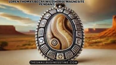 Loren Thomas Begay Wild Horse Magnesite Pendant