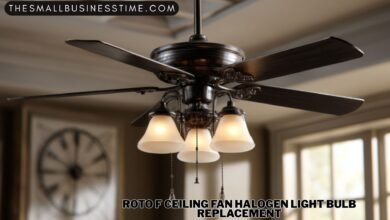 Roto F Ceiling Fan Halogen Light Bulb Replacement
