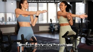 Working Out With Two Guys . Romina Boudoir
