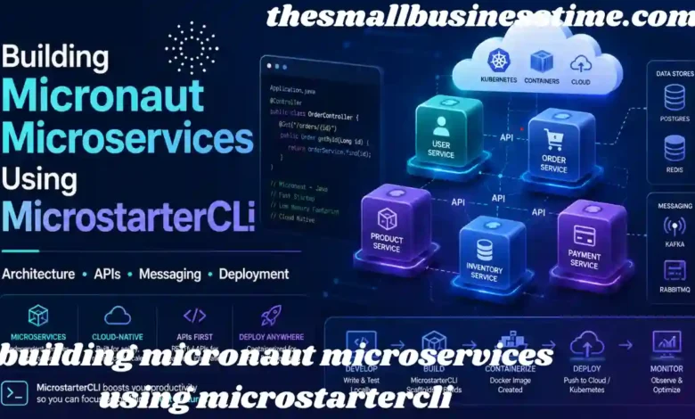 building micronaut microservices using microstartercli