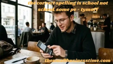the correct spelling is school not school. some pe - tymoff