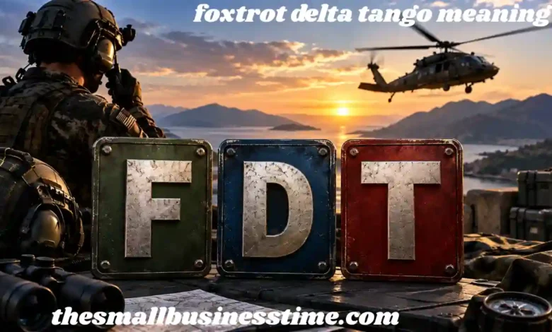 foxtrot delta tango meaning
