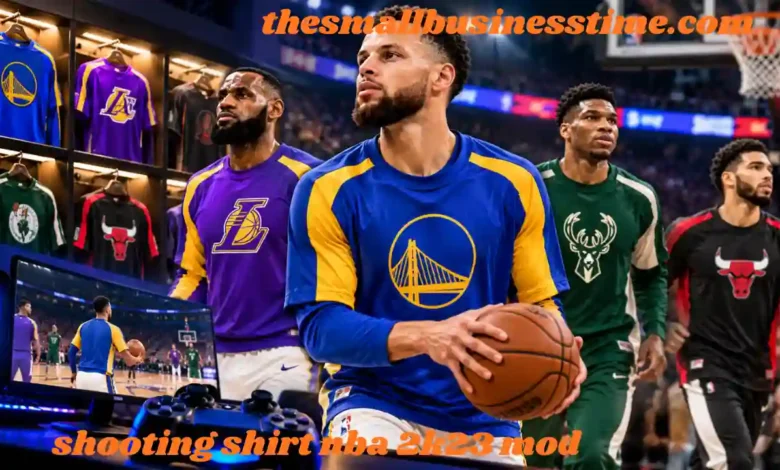shooting shirt nba 2k23 mod
