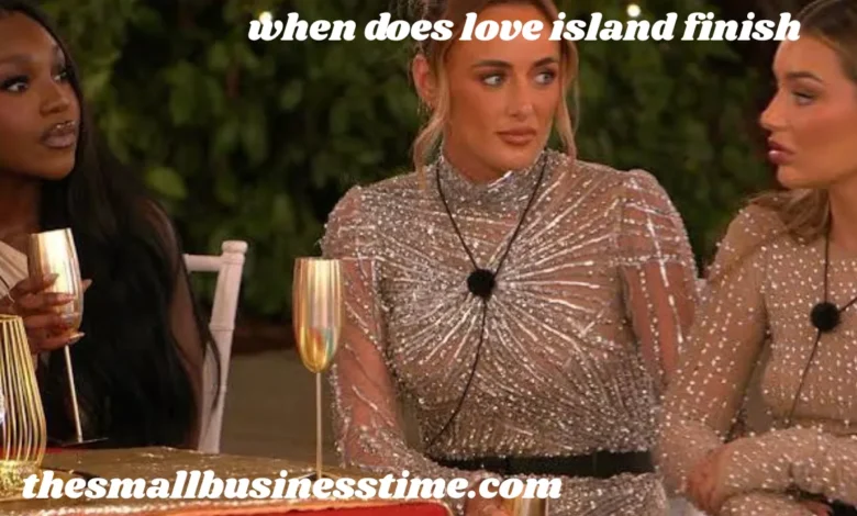 when does love island finish
